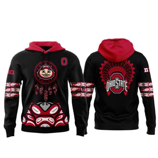 Ohio State Football 2025 Native American Heritage Month Hoodie