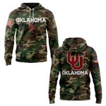 Oklahoma Camo Salute to Service Hoodie