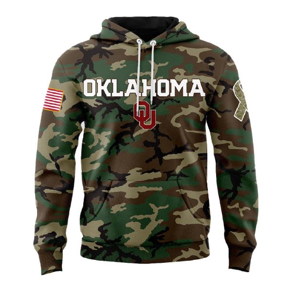 Oklahoma Camo Salute to Service Hoodie 1