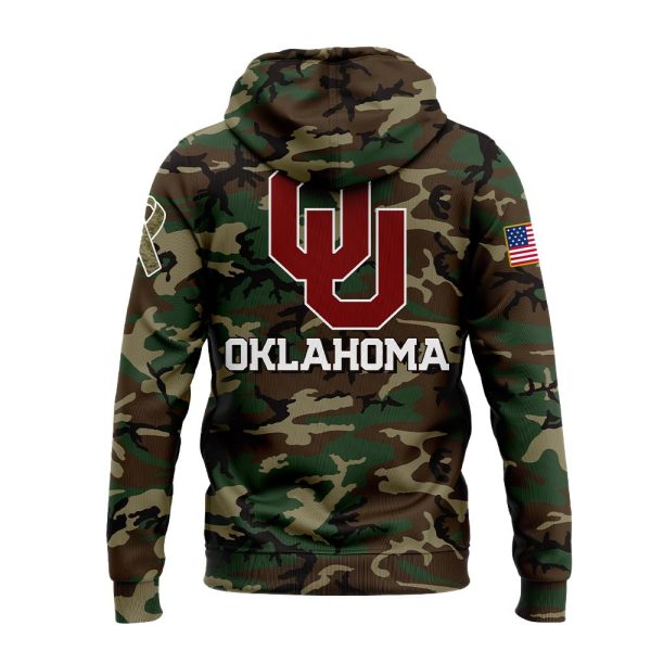 Oklahoma Camo Salute to Service Hoodie 2