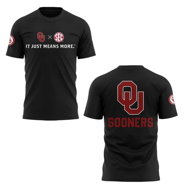 Oklahoma Football It Just Means More Shirt 0