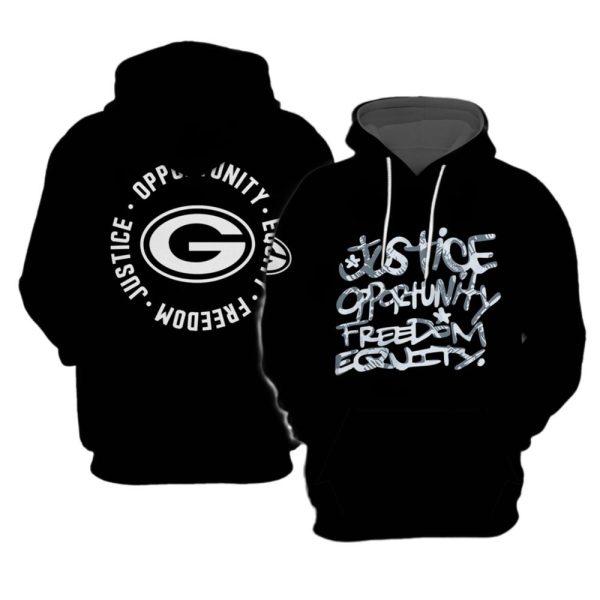 Packer Justice Opportunity Equity Freedom Hoodie 1 2