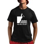 Peak Male Instinct Funny Cliff Rock Throwing Shirt