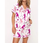 Pickleball Girl Satin Pajama Set For Women