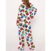 Pop Art Tomato Soup Pajama Set For Women 3