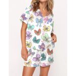 Princess Cute Ribbons And Bows Satin Pajama Set For Women