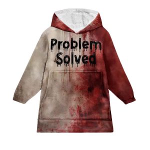 Problem Solved Blanket Hoodie 1