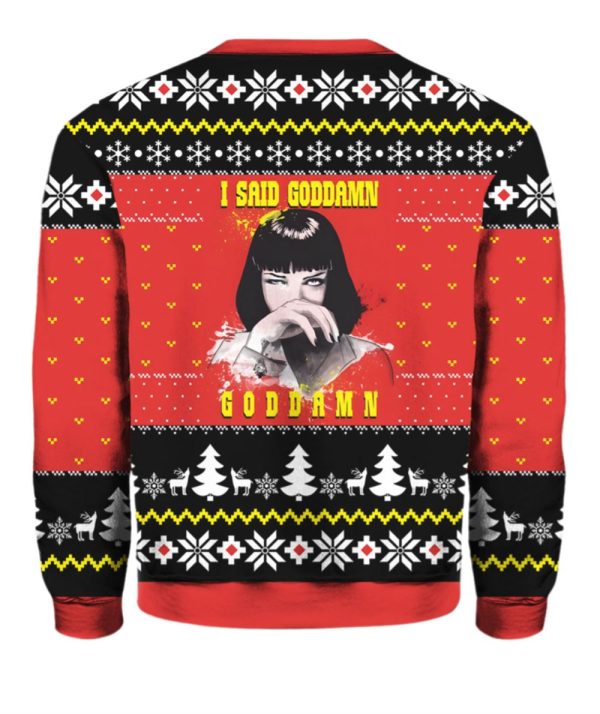 Pulp Fiction Ugly Christmas Sweater 2