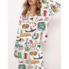 Rome Italy Travel Jubilee Satin Pajama Set For Women 2