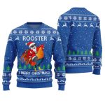 Rooster Santa Ugly Christmas Sweater