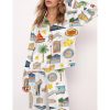 San Diego Travel Satin Pajama Set For Women 3