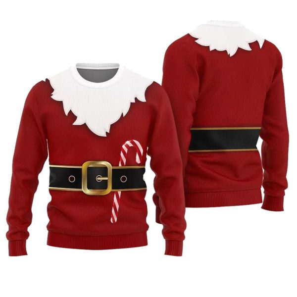 Santa Suit Ugly Christmas Sweater 1 2