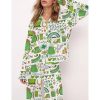 Slainte Irish Cheer St Patricks Day Pajama Set For Women 2