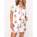 Sleeping Beauty Ballet Satin Pajama Set For Women