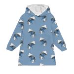 Smurf Cat Blanket Hoodie