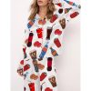 Soda Lover Satin Pajama Set For Women 3