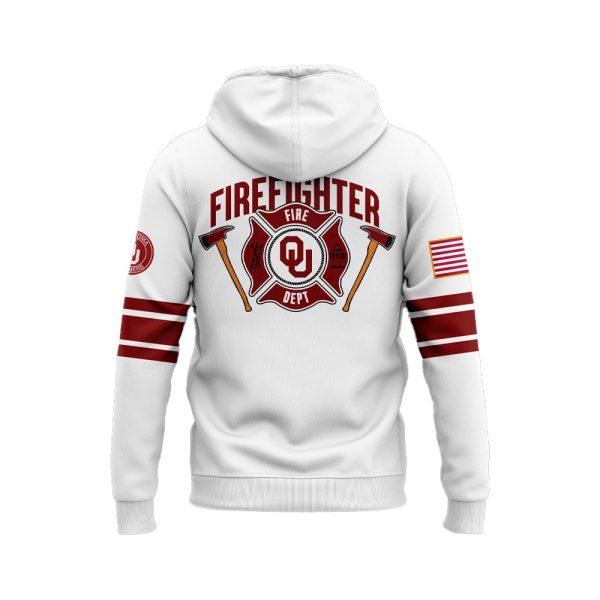 Sooners Firefighter Fire Dept Hoodie 2