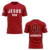 Sooners Football Jesus Won Shirt 0