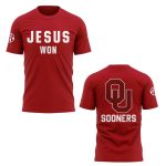Sooners Football Jesus Won Shirt