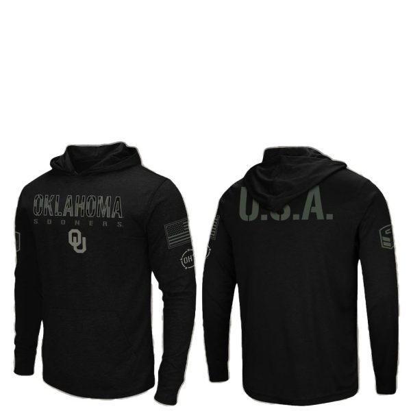 Sooners USA Military Hoodie