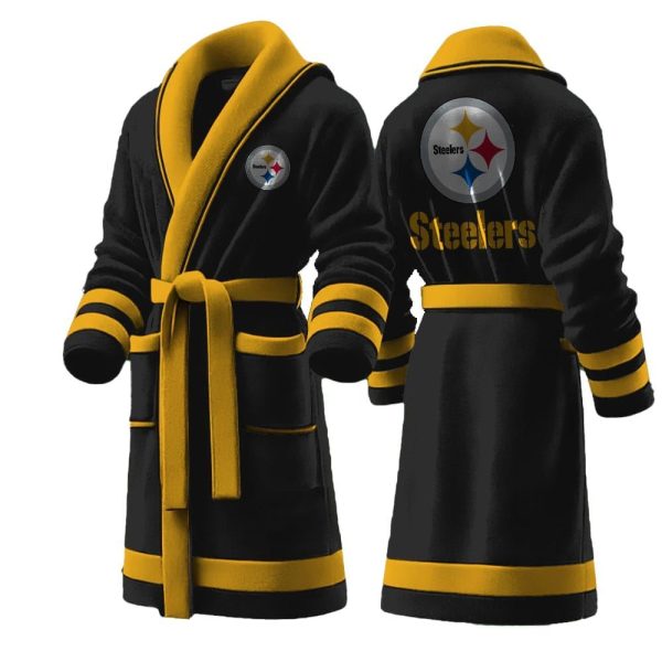 Steelers Luxurious Comfort Bathrobe 1