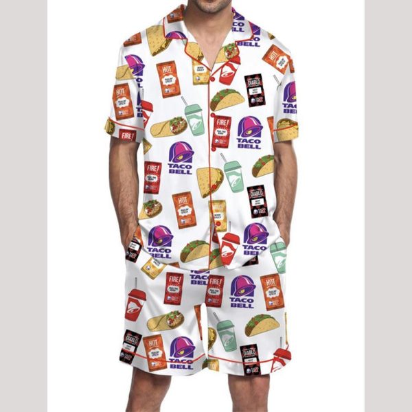 Taco Satin Pajama Set For Men 1