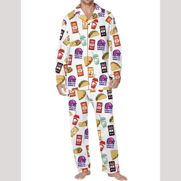 Taco Satin Pajama Set For Men 3