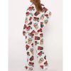 Tim Coffee Satin Pajama Set For Women 3