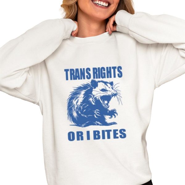 Trans Rights Or I Bites Shirt 0 4