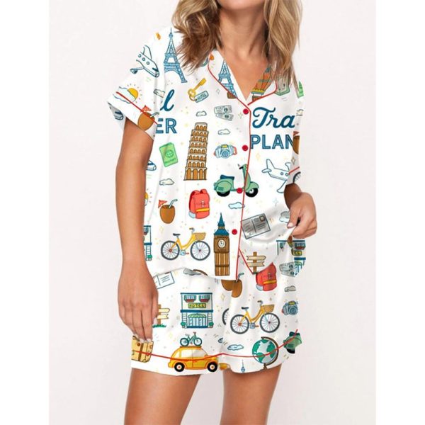 Travel Planner Pajama Set 1