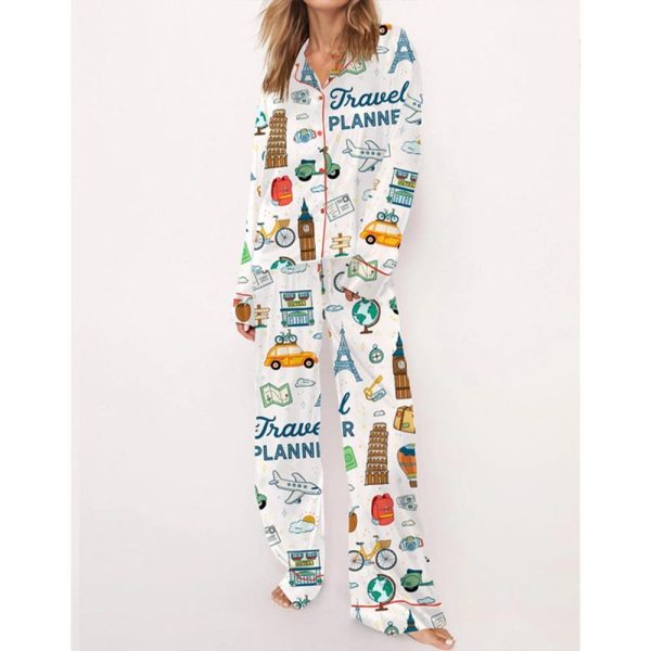 Travel Planner Pajama Set 3