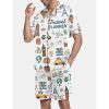 Travel Planner Pajama Set For Men 2