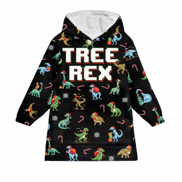 Tree Rex Blanket Hoodie 1