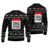 Trump Dancing QR Code Ugly Christmas Sweater 1 1