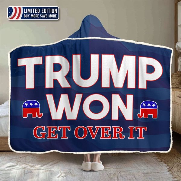 Trump Won Get Over It Nuggle Blanket 2