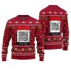 Trump YMCA Troll Dance QR Code Ugly Christmas Sweater 1 2