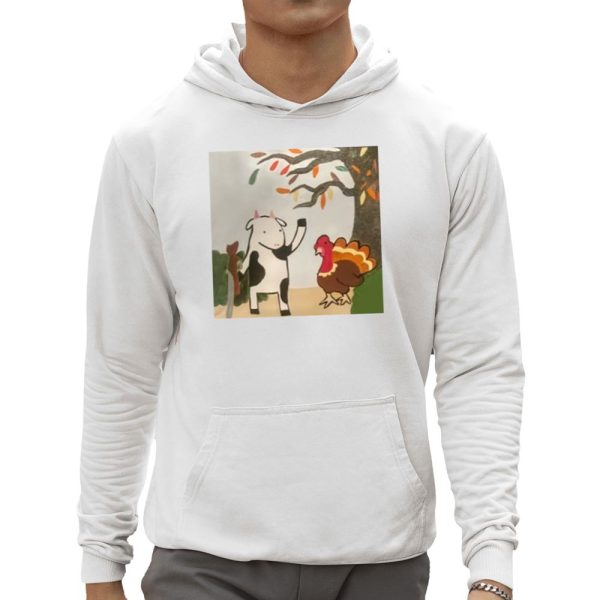 Turkey Time Cow Shirt 0 5