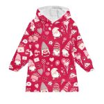 Valentine Gnomies Blanket Hoodie