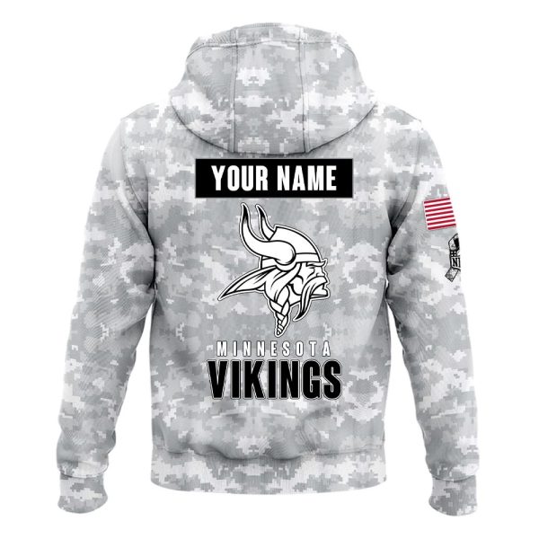 Vikings Veterans Day Salute To Service Hoodie 2