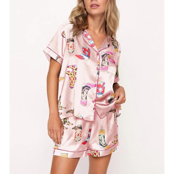 Western Cowgirl Style Pajama Set 0