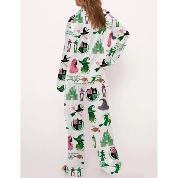 Wicked Musical Movie Satin Pajama Set For Women 4