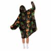 Witch Black Cat Blanket Hoodie 2