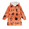 Witch Halloween Music Blanket Hoodie 1