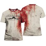 Women's The Overlook Hotel Mountain Bloody Print V-Neck T-Shirt