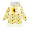 You are my Sunshine Sunflower Blanket Hoodie 1