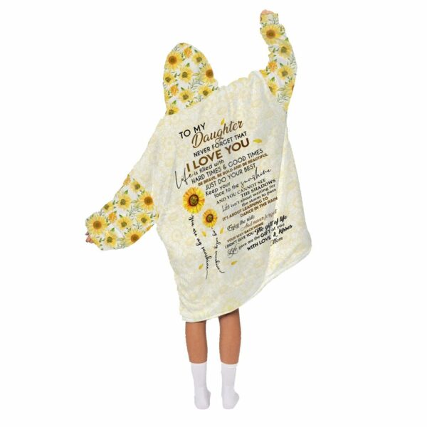 You are my Sunshine Sunflower Blanket Hoodie 2