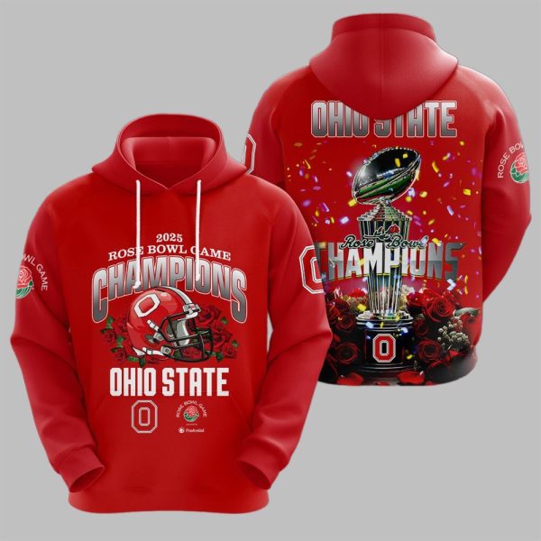 2025 Rose Bowl Game Champions Ohio State Shirt 2