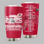 2025 Rose Bowl Game Champions Ohio State Tumbler