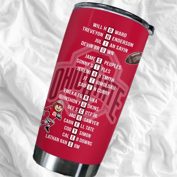 2025 Rose Bowl Game Champions Ohio State Tumbler 2