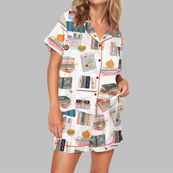 Book Lovers Pajama Set For Women 1